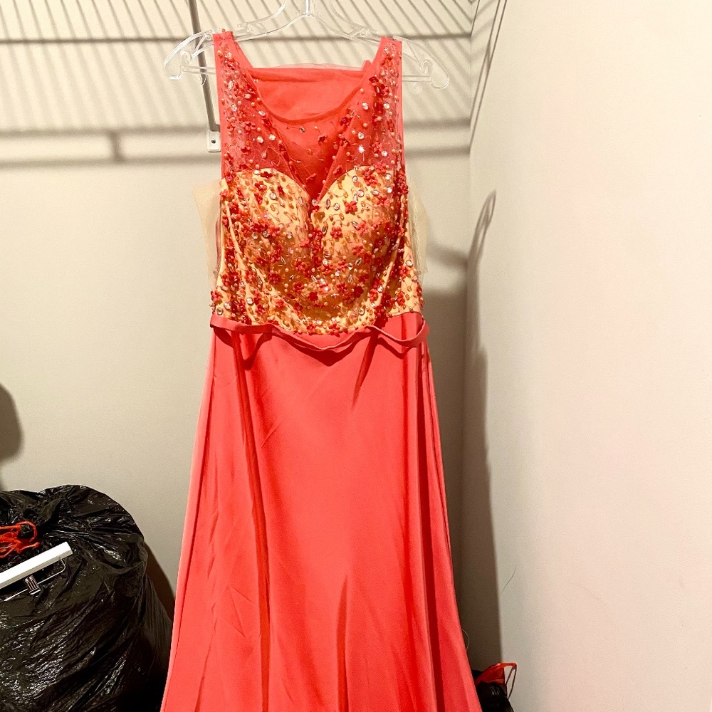 Fuschia Long Dress For Women